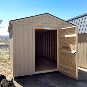 8' x 12' Ranch Style wood shed. On Sale.